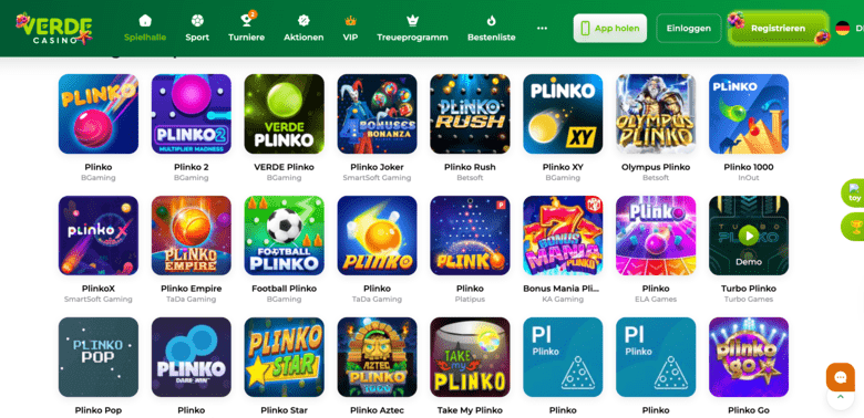 Plinko Verde Casino