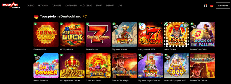 Vulkan Spiele Casino deutschland