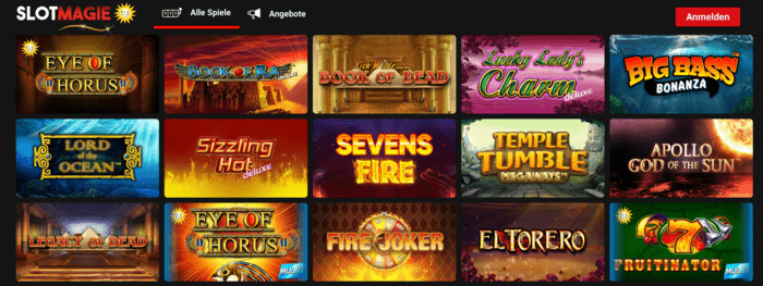 SlotmagieCasino Spiele
