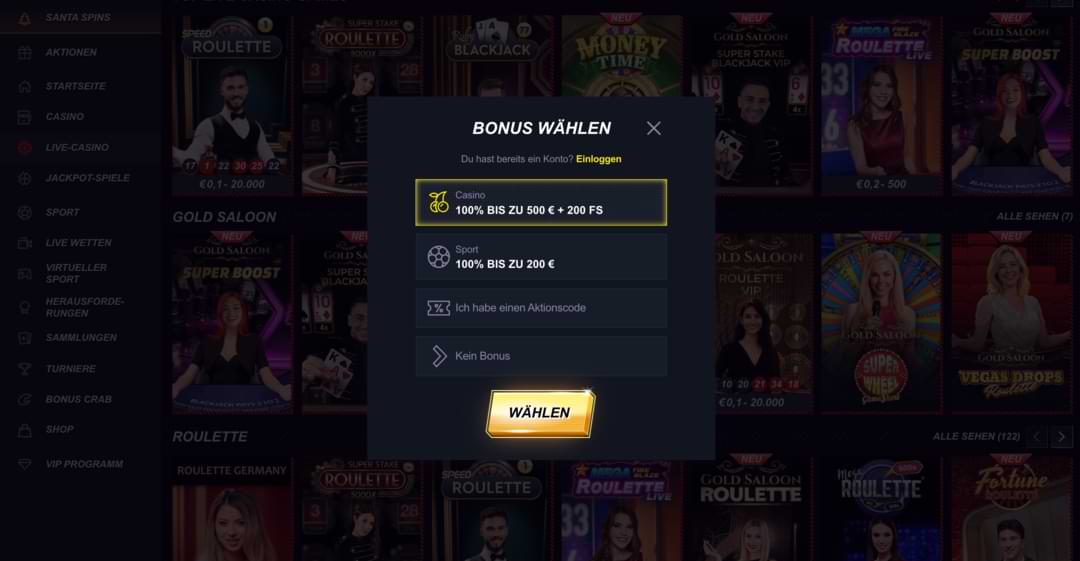 So registrierst Du Dich bei Quickwin Casino
